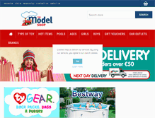 Tablet Screenshot of modelshop.com.mt